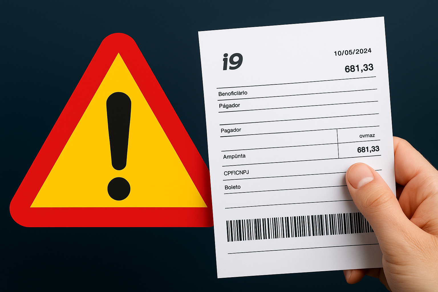 Faculdade i9 Educação não realiza cobrança via boleto bancário